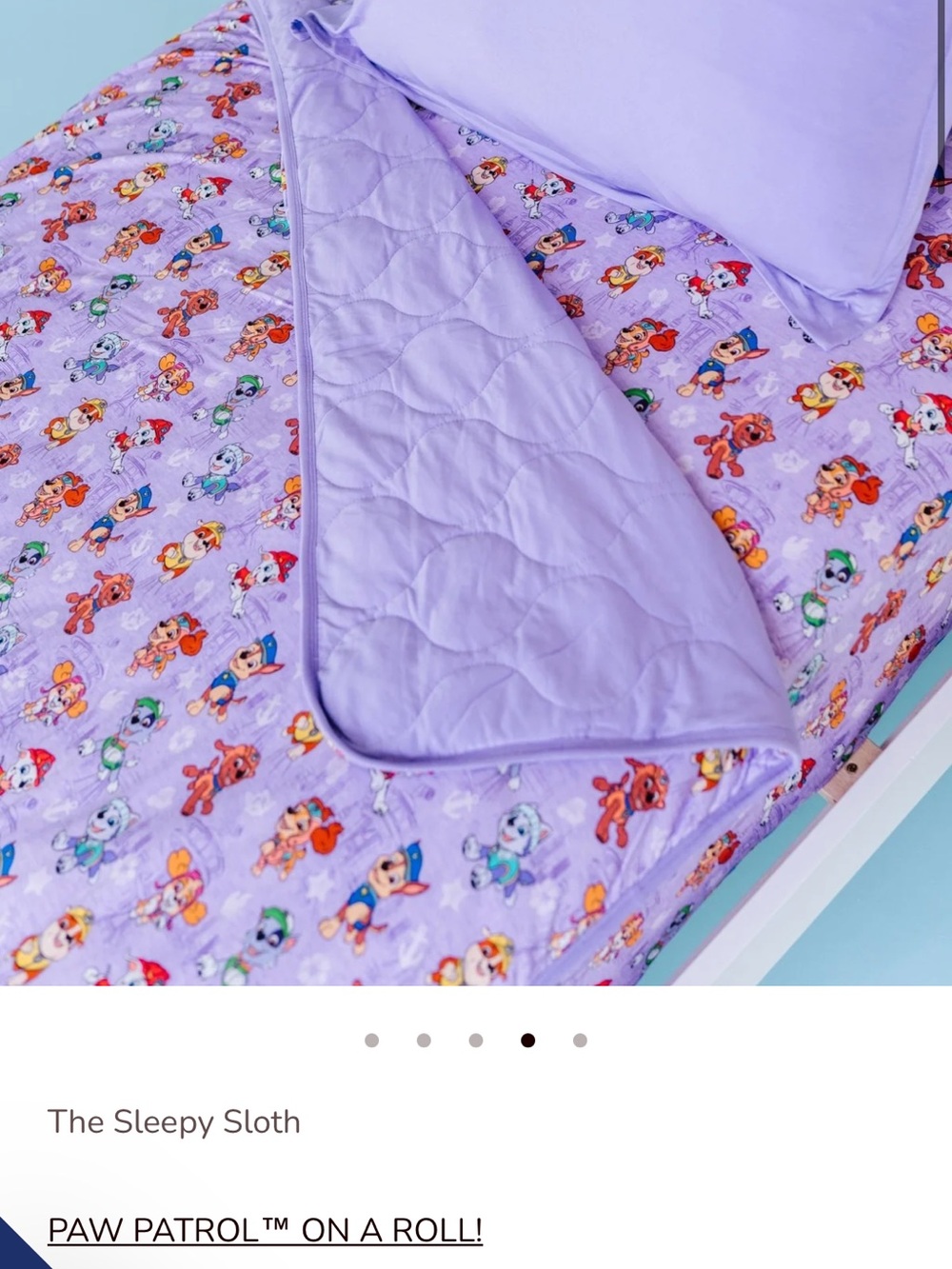 Paw Patrol On a Roll Toddler Blankie